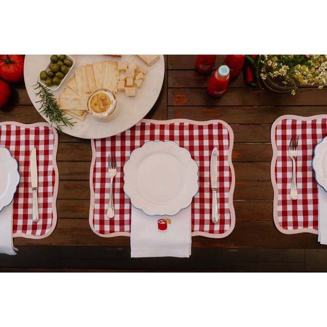 Set of 4 Negroni Dinner Napkins