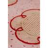 Set of 4 Handwoven Flora Chargers in Red - Tableware - 2 - thumbnail