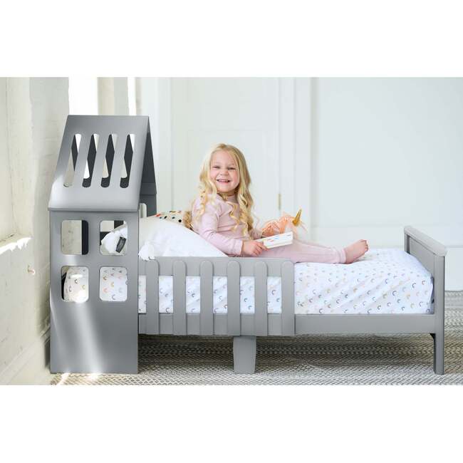 Lil' House Toddler Bed Silver Drop