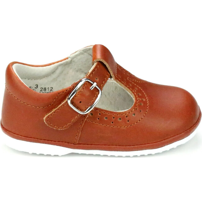 Gemma Leather T-Strap Mary Jane (Baby), Cognac - Mary Janes - 3