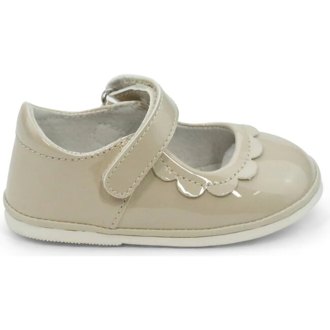 Juliette Petal Mary Jane (Baby), Patent Cream - Mary Janes - 3
