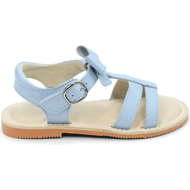 Janie T-Strap Bow Sandal, Bluebell Blue