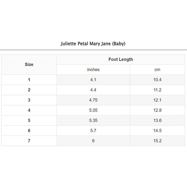 Juliette Petal Mary Jane (Baby), Patent Cream - Mary Janes - 5