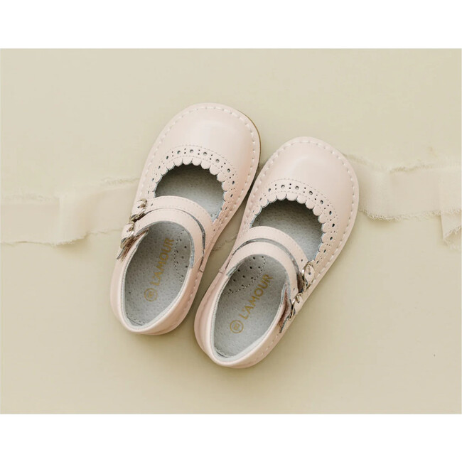 Tatiana Double Strap Mary Jane, Pale Pink - Mary Janes - 4
