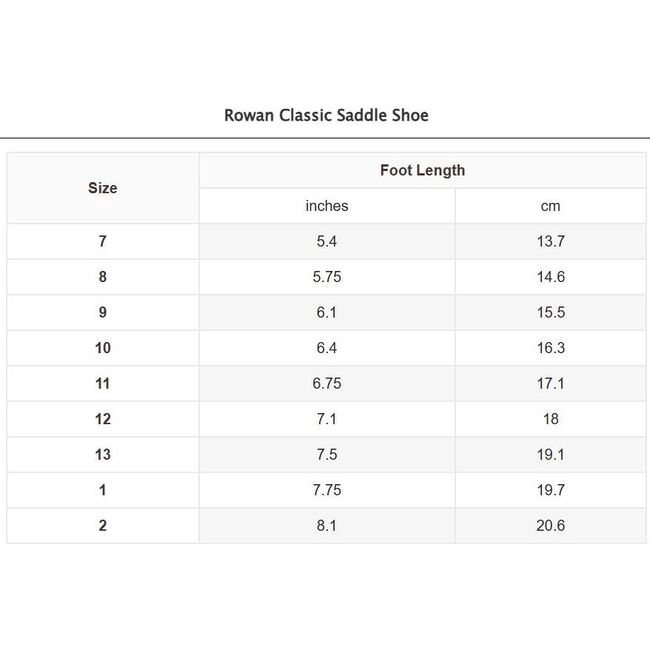 Rowan Classic Saddle Shoe, White/Sand - Lace-Ups - 4