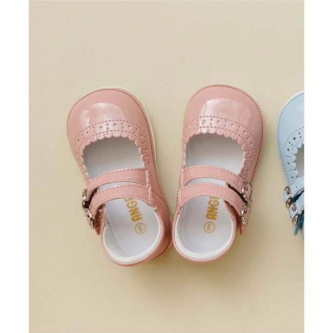 Elise Double Strap Mary Jane (Baby), Patent Rose - Mary Janes - 4