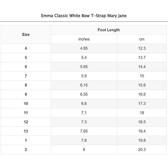 Emma Classic Bow T-Strap Mary Jane, White - Mary Janes - 4