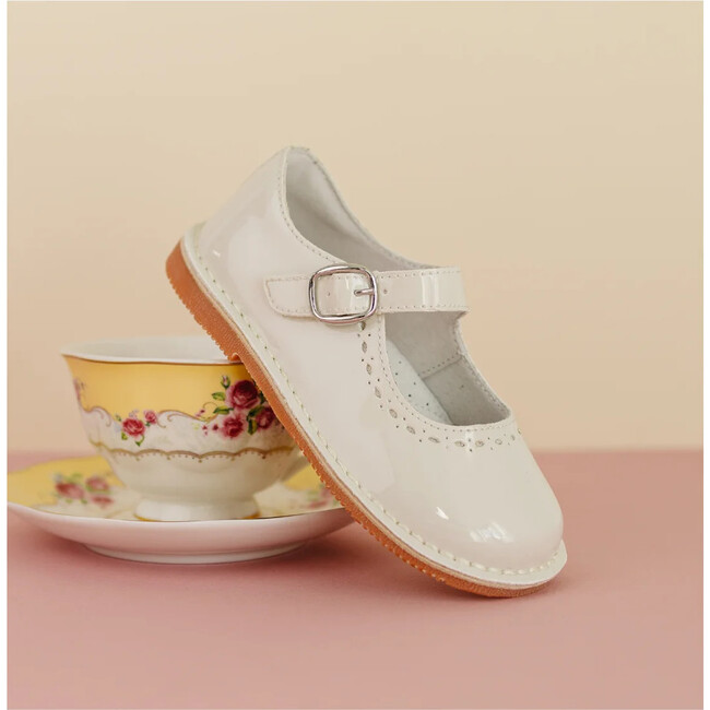 Alina Mary Jane, Patent Ivory - Mary Janes - 4