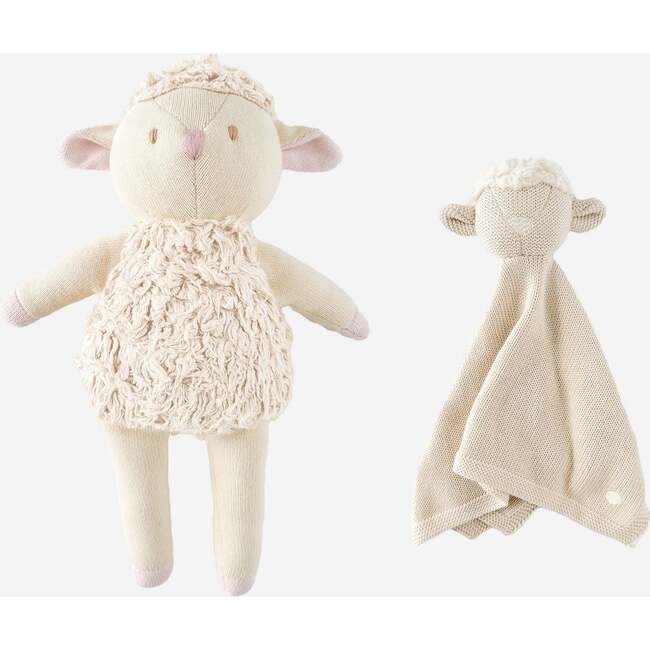 Lamb Plush and Lamb Lovey Set
