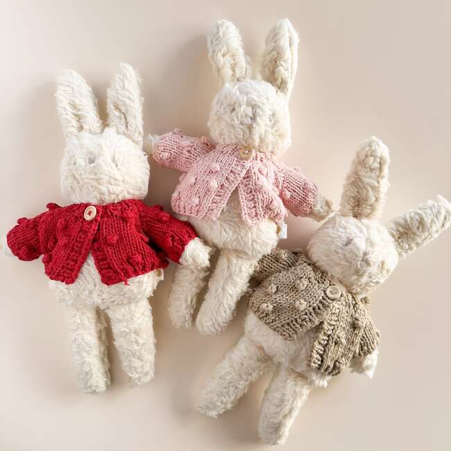 Charlie Bunny Plush and Plush Sweater Set, No Bow