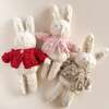 Charlie Bunny Plush and Plush Sweater Set, No Bow - Plush - 1 - thumbnail