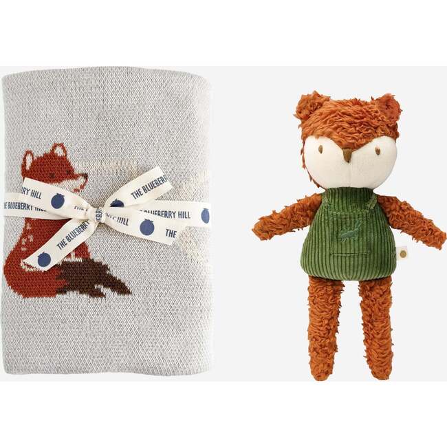 ABC Blanket and Rusty Fox Plush Set