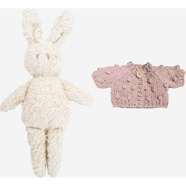Charlie Bunny Plush and Plush Sweater Set, No Bow - Plush - 4