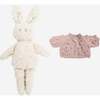 Charlie Bunny Plush and Plush Sweater Set, No Bow - Plush - 4