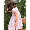 Smocked Waist Dress, Pink/Lilac Ditzy Floral - Dresses - 4