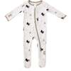 French Bulldogs Zippered Footie - Footie Pajamas - 1 - thumbnail
