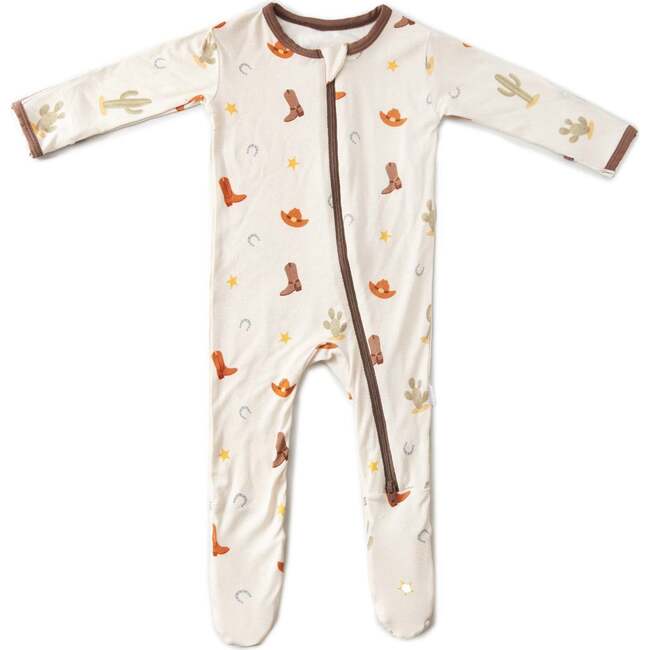 Western Zippered Footie