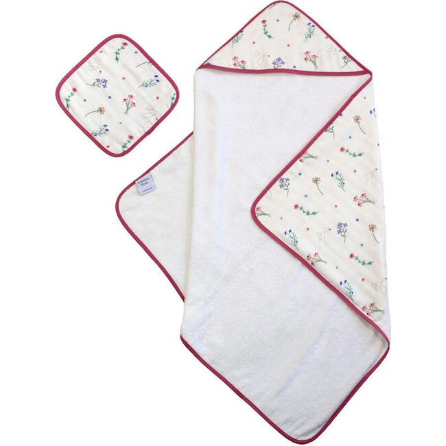 Wildflowers Hooded Towel Set
