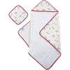 Wildflowers Hooded Towel Set - Bath Towels - 1 - thumbnail