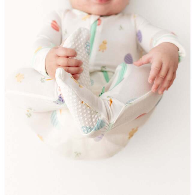 Easter Zippered Footie - Footie Pajamas - 4
