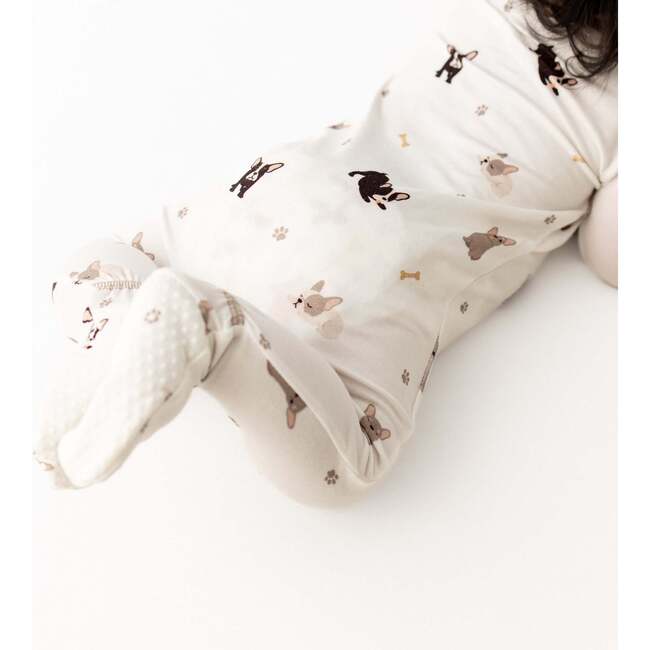 French Bulldogs Zippered Footie - Footie Pajamas - 5