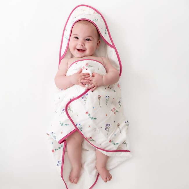 Wildflowers Hooded Towel Set - Bath Towels - 5