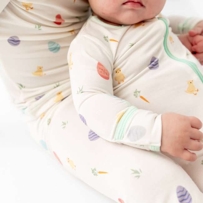 Easter Zippered Footie - Footie Pajamas - 7