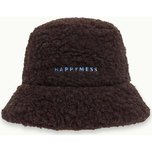 Adult Merino Wool Bucket Hat, Chocolate Brown