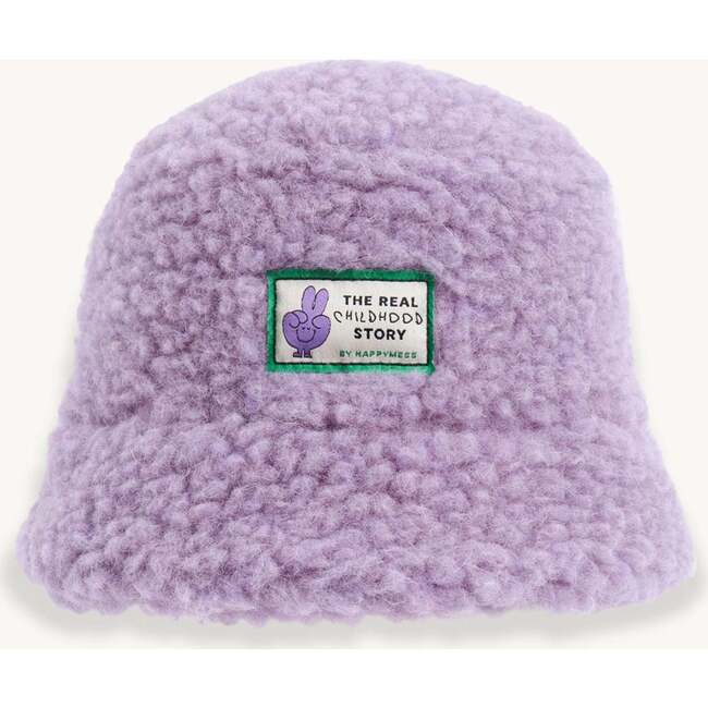Children's Merino Wool Bucket Hat, Lilac Cloud