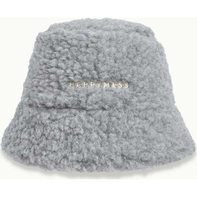 Adult Merino Wool Bucket Hat, Stone Grey