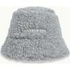 Adult Merino Wool Bucket Hat, Stone Grey - Winter Hats - 1 - thumbnail
