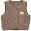 Children's Merino Wool Vest, Hazelnut - Vests - 1 - thumbnail