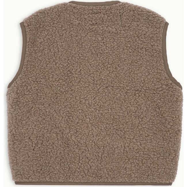 Adult Merino Wool Vest, Hazelnut