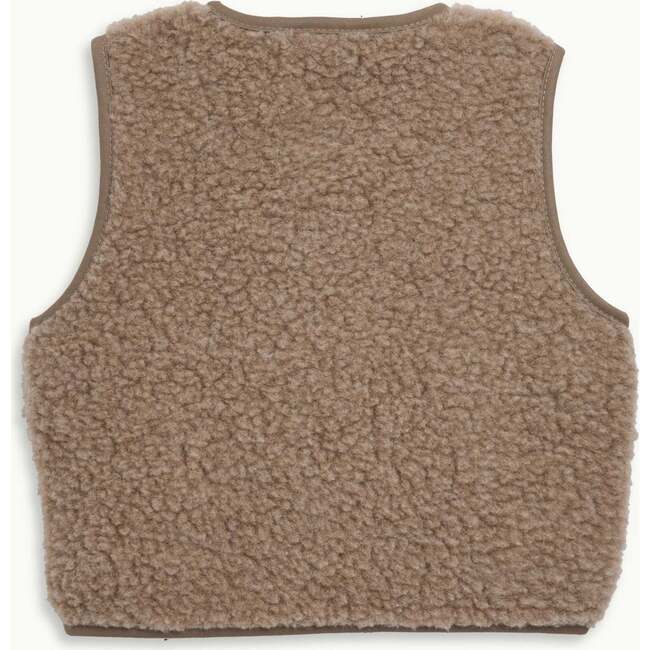 Children's Merino Wool Vest, Hazelnut