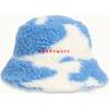 Adult Merino Wool Bucket Hat, Blue Cow - Winter Hats - 1 - thumbnail