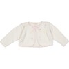 Embroidered Bolero, Pink/Natural - Jackets - 1 - thumbnail