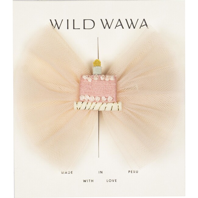 Wild Wawa x Maisonette Birthday Cake Clip Set, Blush