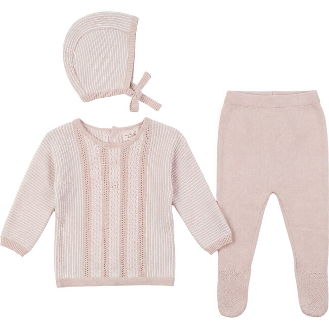 Striped Pointel Set Primrose