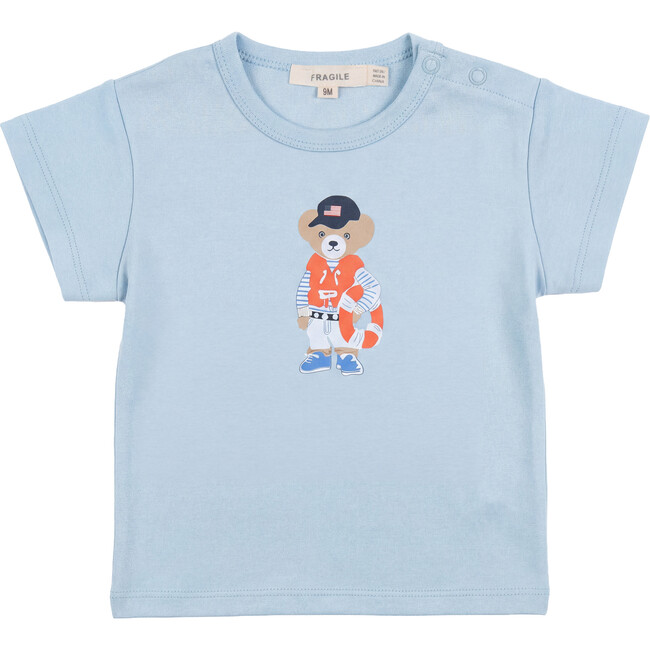 Bear Print Tshirt Blue