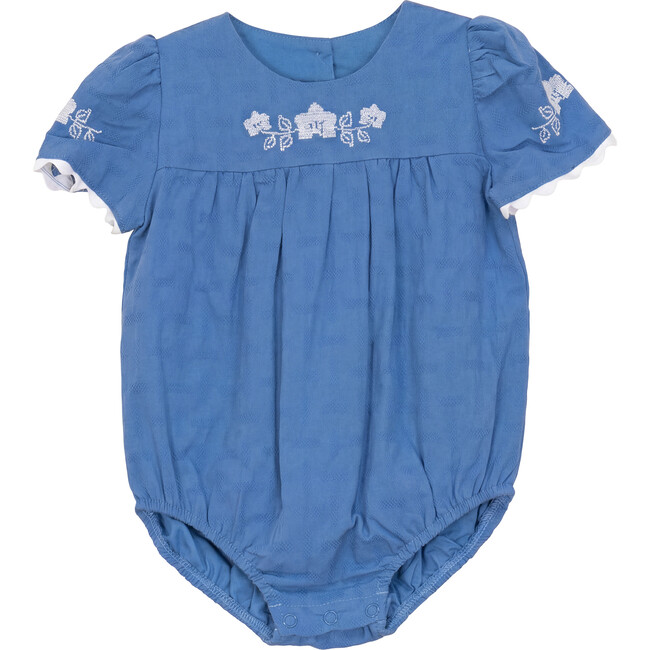 Criss Cross Flower Embroidered Bubble River