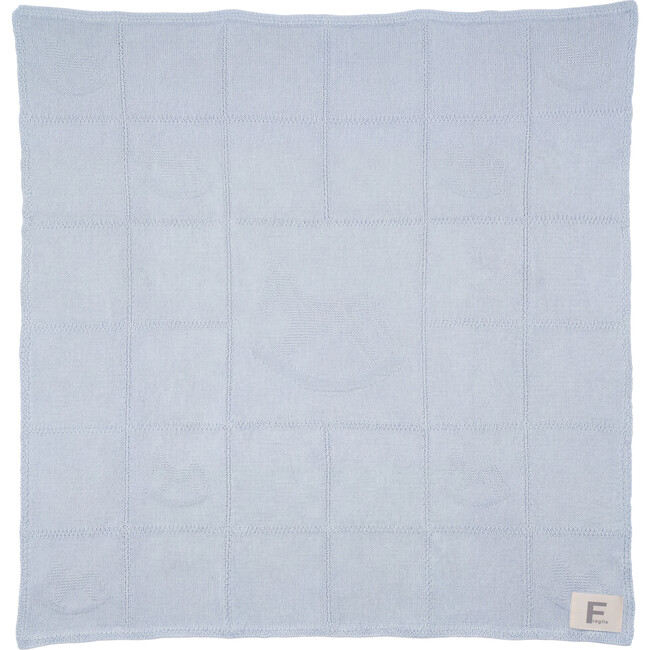 Rocking Horse Blanket Blue