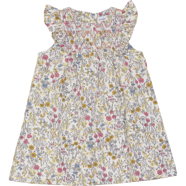 Floral Woven Jumper Pink