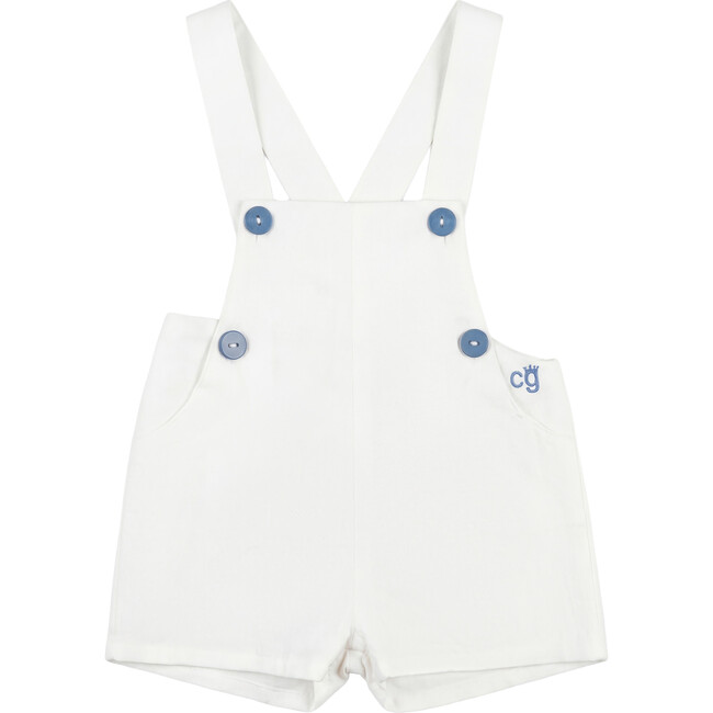 Contrast Trim Overall White