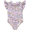 Girls Jennifer Suit, Allover Sketched Floral Allover Sketched Floral - One Pieces - 1 - thumbnail