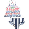 Girls Joy Tankini, Multi Bows Multi Bows Spring - Two Pieces - 1 - thumbnail
