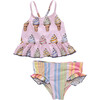 Girls Joy Tankini, Multi Soft Serve pink soft serve - Two Pieces - 1 - thumbnail