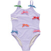 Girls Lottie Suit, Lavender Multi Bow Applique Lavender Multi Bow Applique Swim - One Pieces - 1 - thumbnail