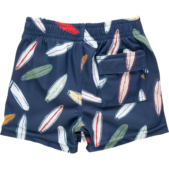 Baby Boys Swim Trunk, Navy Surfboard Navy Surfboard - Swim Trunks - 3
