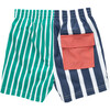 Boys Swim Trunk, Multi Stripe Multi Stripe - Swim Trunks - 4