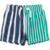 Baby Boys Swim Trunk, Multi Stripe Multi Stripe - Swim Trunks - 1 - thumbnail